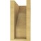 Ekena Millwork 5"W x 10"D x 10"H Classic Clemmons Rough Cedar Woodgrain TimberThane Corbel, Primed Tan CORUR05X10X10CLERCPR - alternate 3